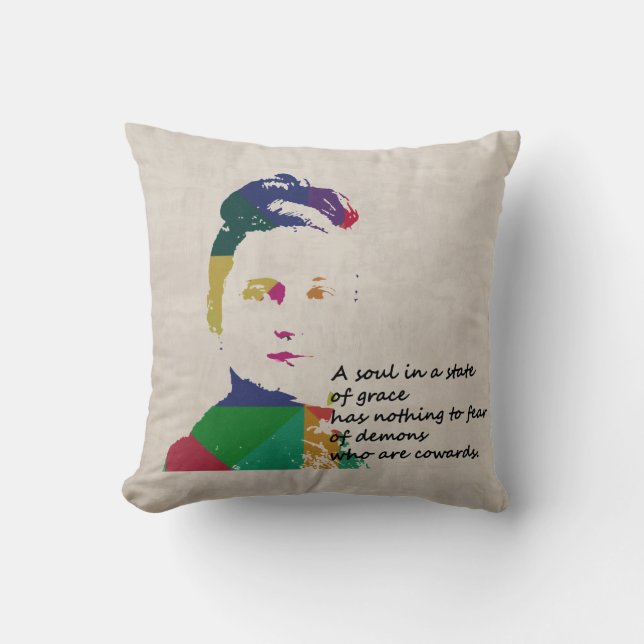 St. Therese of Lisieux   Cushion (Front)