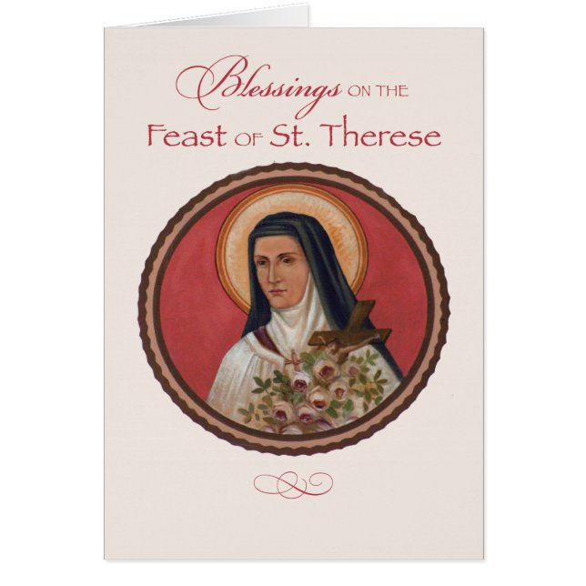St. Therese of Lisieux Feast Day Blessings (Front)