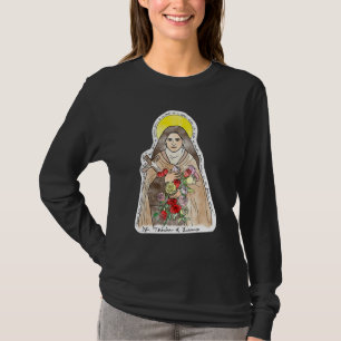 St Therese Of Lisieux Kids Little Flower Rose Cath T-Shirt