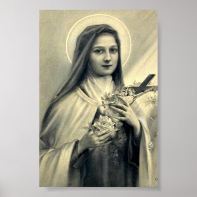 St. Therese of Lisieux Little Flower of Jesus Poster (Front)
