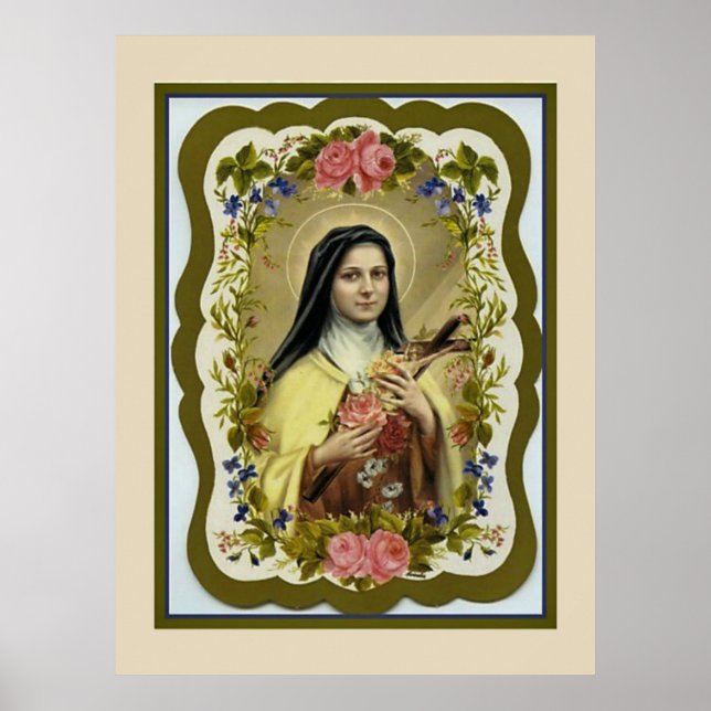 St. Therese of Lisieux Little Flower of Jesus Poster (Front)