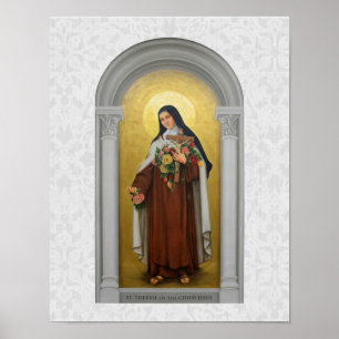 St. Therese of Lisieux Little Flower of Jesus Poster