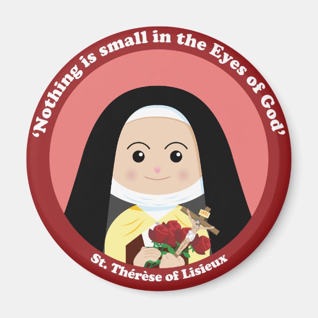 St. Thérèse of Lisieux Magnet (Front)