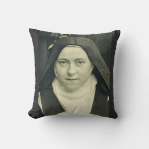 St. Therese of Lisieux Shower of Roses Sacred Art Cushion