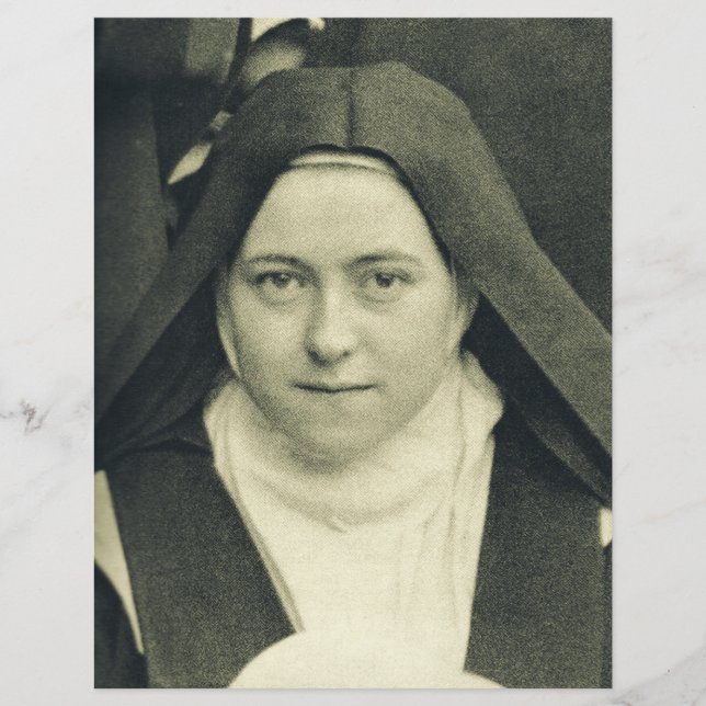 St. Therese of Lisieux Shower of Roses Sacred Art Flyer (Front)