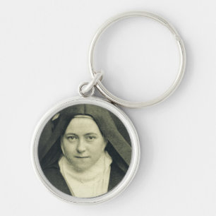 St. Therese of Lisieux Shower of Roses Sacred Art Key Ring