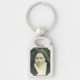 St. Therese of Lisieux Shower of Roses Sacred Art Key Ring