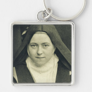 St. Therese of Lisieux Shower of Roses Sacred Art Key Ring