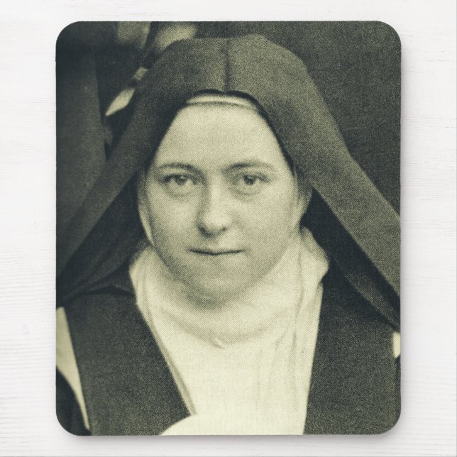 St. Therese of Lisieux Shower of Roses Sacred Art Mouse Mat (Front)