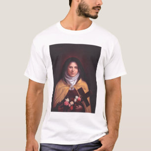 St. Therese of Lisieux Shower of Roses Sacred Art T-Shirt