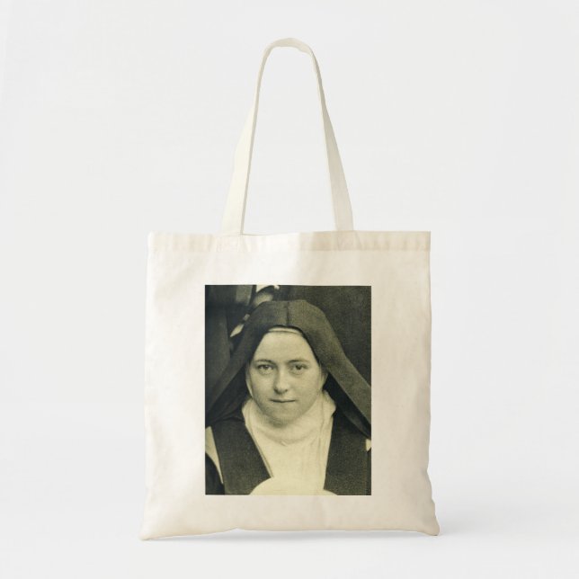 St. Therese of Lisieux Shower of Roses Sacred Art Tote Bag (Front)