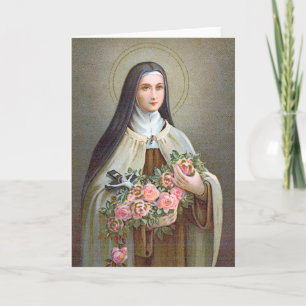 St. Therese of Lisieux the Little Flower (BJE 01)  Card