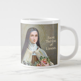 St. Therese of Lisieux the Little Flower (BJE 01) Large Coffee Mug