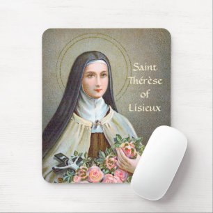St. Therese of Lisieux the Little Flower (BJE 01) Mouse Mat