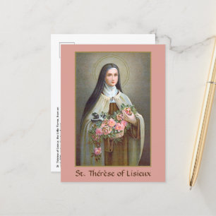 St. Therese of Lisieux the Little Flower (BJE 01)  Postcard