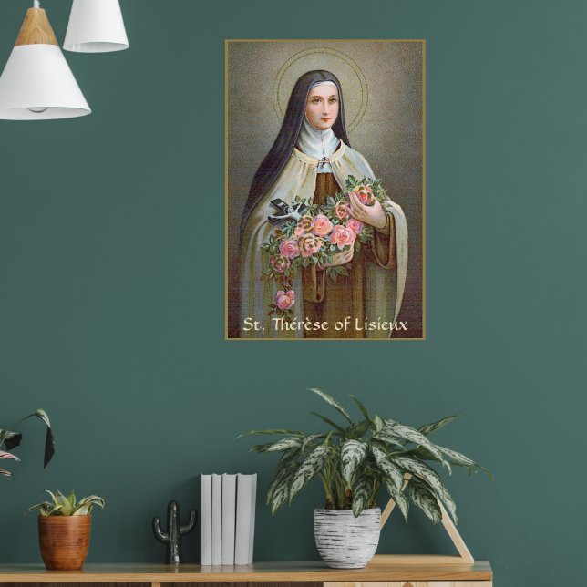 St. Therese of Lisieux the Little Flower (BJE 01) Poster (Living Room 1)