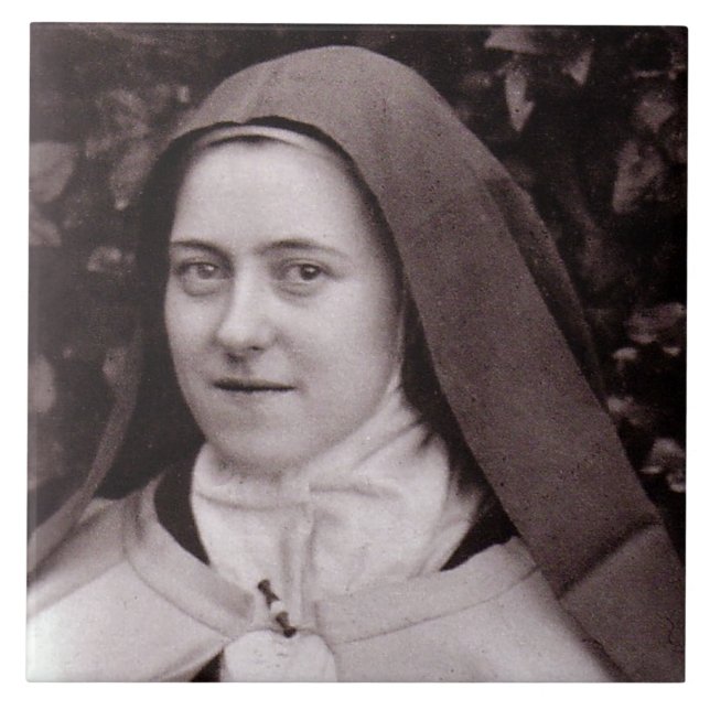 St Therese of Lisieux Tile (Front)