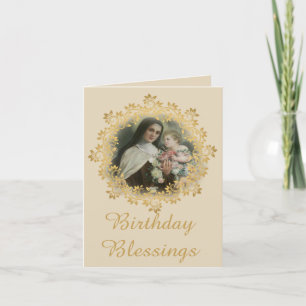St. Therese of the Child Jesus Little Flower Card