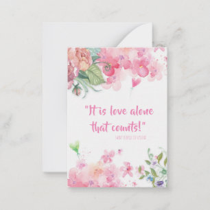 St. Therese Quote Valentines Cards (100 pk)