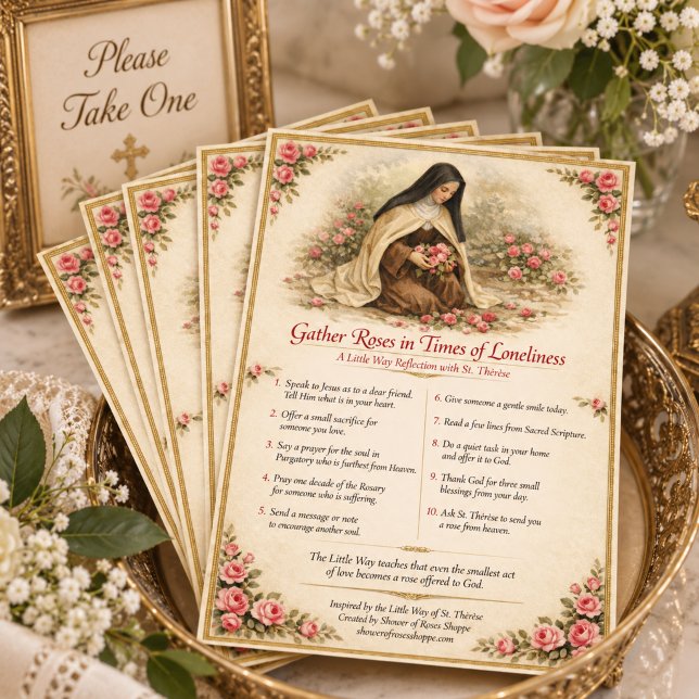St. Therese Reflection Prayer Roses  (Creator Uploaded)
