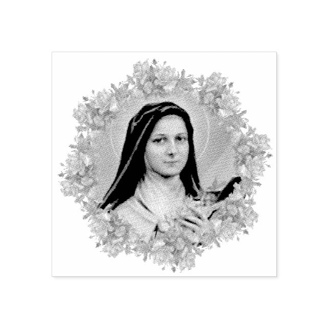 St. Therese the Little Flower Rubber Stamp (Imprint)