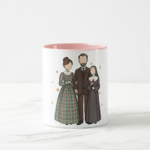 St Therese & Zelie & Louis, Catholic Gift Mug