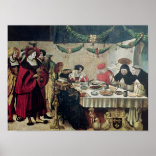 St. Thomas Aquinas  and Louis IX Poster