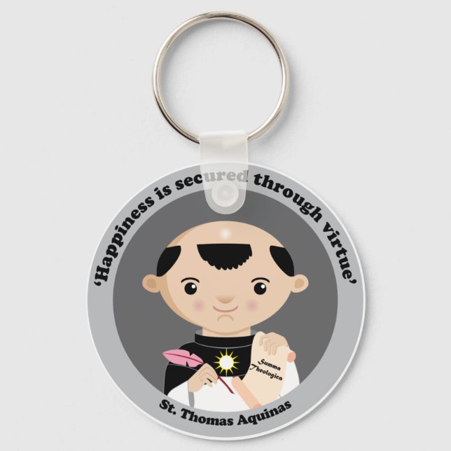 St. Thomas Aquinas Key Ring (Front)
