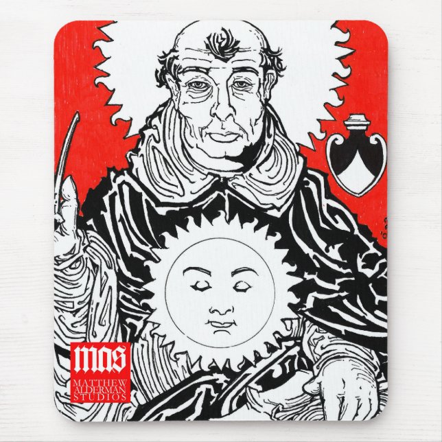 St. Thomas Aquinas Mouse Mat (Front)