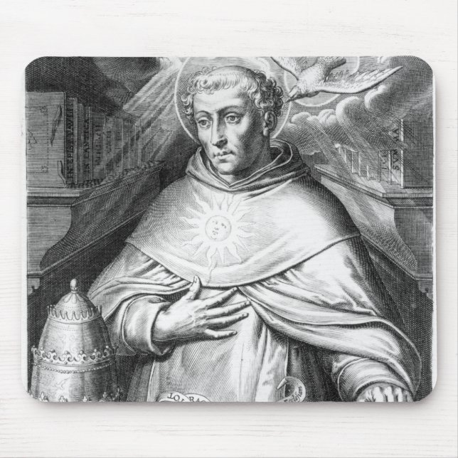 St. Thomas Aquinas Mouse Mat (Front)