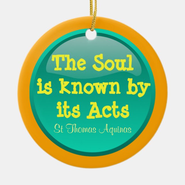St Thomas Aquinas ornament (Front)