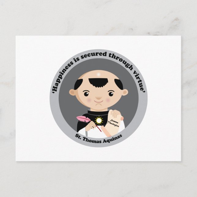 St. Thomas Aquinas Postcard (Front)