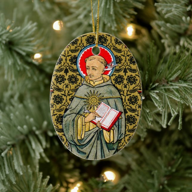 St. Thomas Aquinas (VVP 003) Ceramic Tree Decoration (Tree)