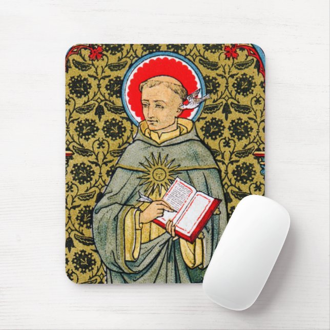 St. Thomas Aquinas (VVP 003) Mouse Mat (With Mouse)