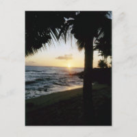 St. Thomas Beach Sunset Postcard