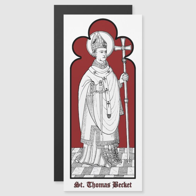 St. Thomas Becket Holding a Sword (M 033) (Front/Back)