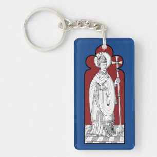 St. Thomas Becket Holding a Sword (M 033) Key Ring