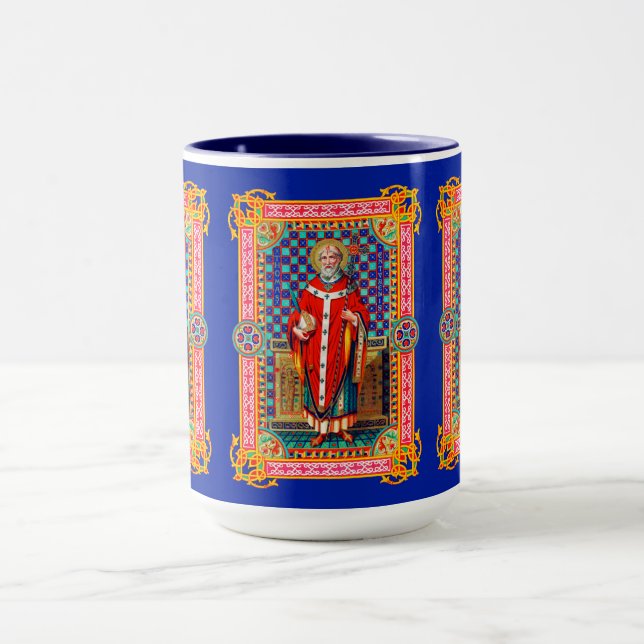 St. Thomas Becket in Red Chasuble (K 34) Mug (Center)