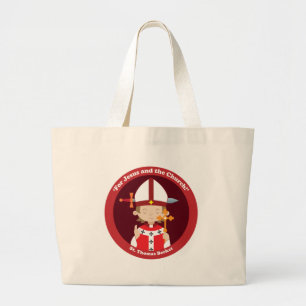 St. Thomas Becket Large Tote Bag