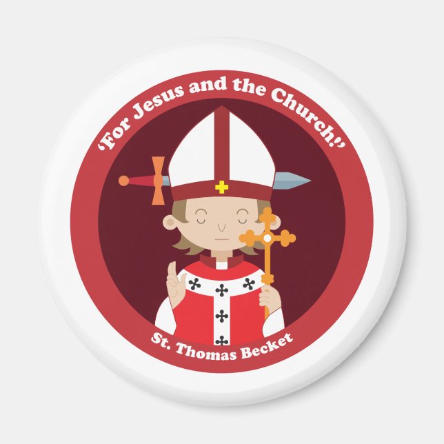 St. Thomas Becket Magnet (Front)