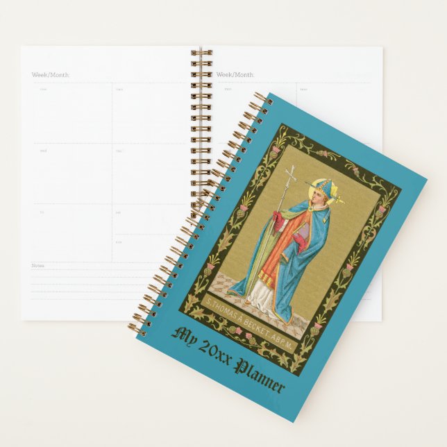 St. Thomas Becket with Sword in Mitre (P 005) Planner (Display)