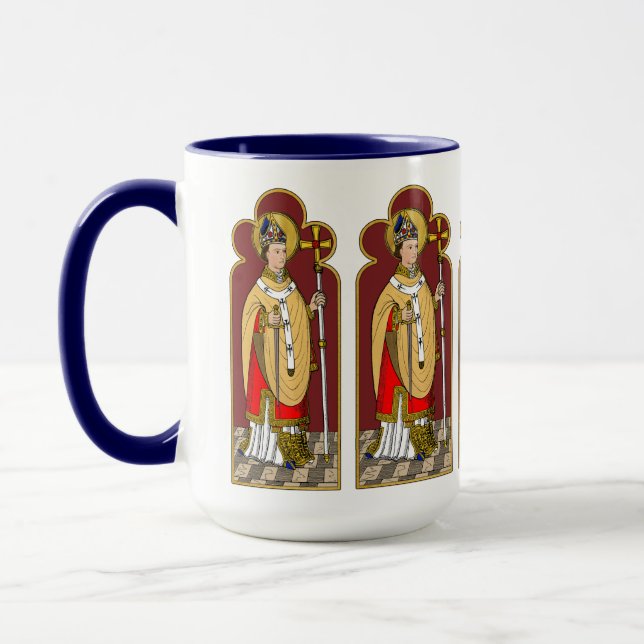 St. Thomas Becket with Sword (M 033; Colourized) Mug (Left)