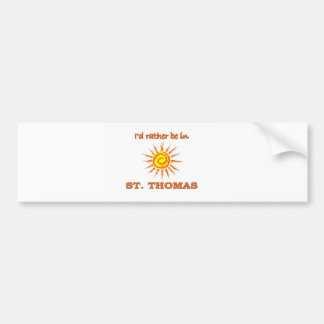 St. Thomas Bumper Sticker