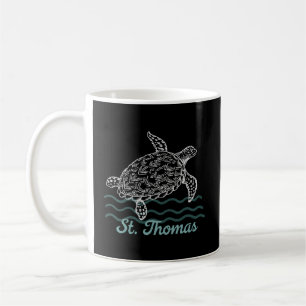 St Thomas Caribbean Island Sea Turtle Coffee Mug