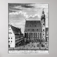 St. Thomas Church and School in Leipzig, 1723