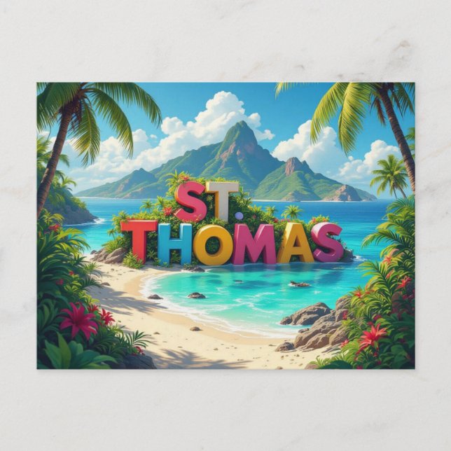St thomas dream postcard (Front)