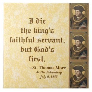 St. Thomas More (SAU 026) Famous Quote Tile