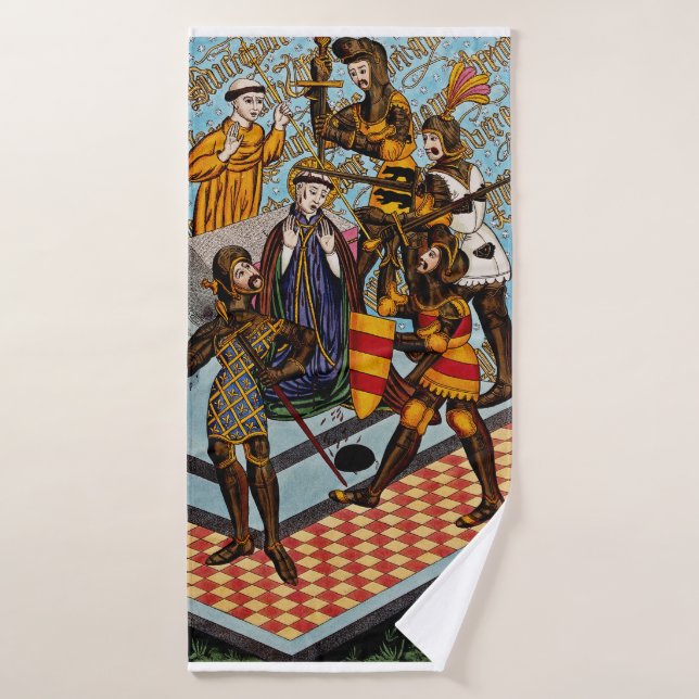 St. Thomas of Canterbury The Courageous Archbishop Bath Towel (Bath Towel)