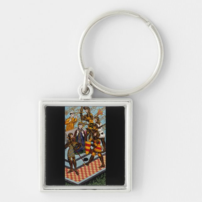 St. Thomas of Canterbury The Courageous Archbishop Key Ring (Front)