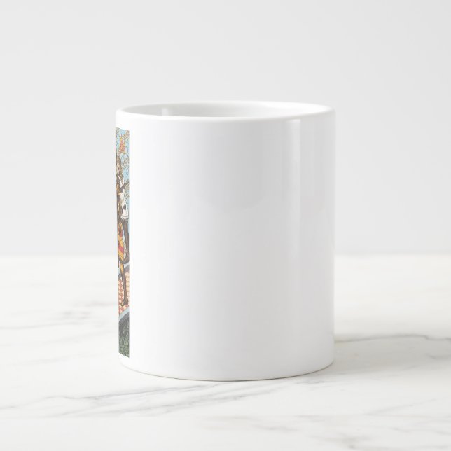 St. Thomas of Canterbury The Courageous Archbishop Large Coffee Mug (Front)